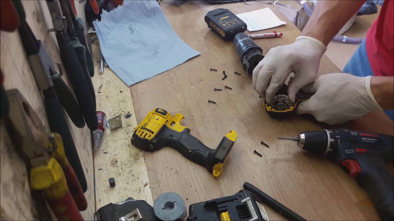 تعمیر دریل شارژی دیوالت