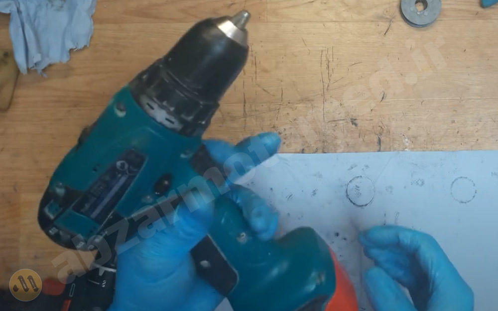 نحوه باز کردن دریل شارژی ماکیتا