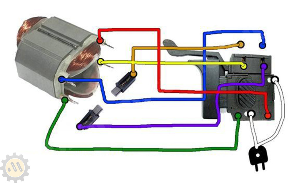 نقشه سیم کشی دریل برقی